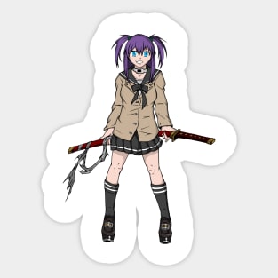 Battle Royale - Anime Girl Sticker